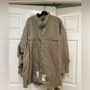 Bulwark FR Shirt Men's 5XL Reg Arc 8.6‎ Excel FR SLU2KH3 Long Sleeve Button Up